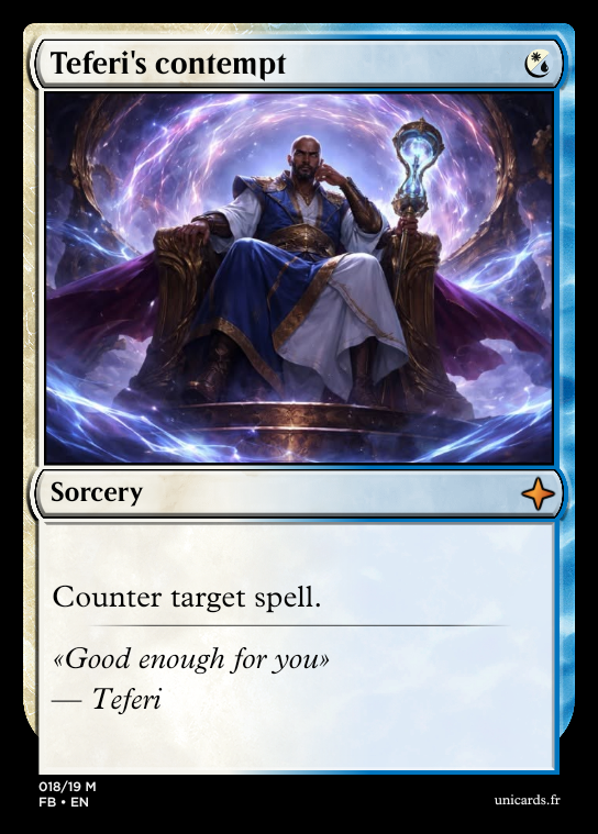 Teferi's contempt — card image