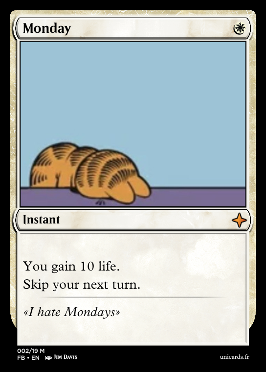 Monday — card image