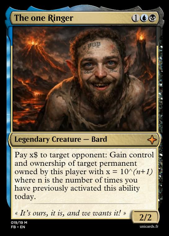 The one Ringer — card image
