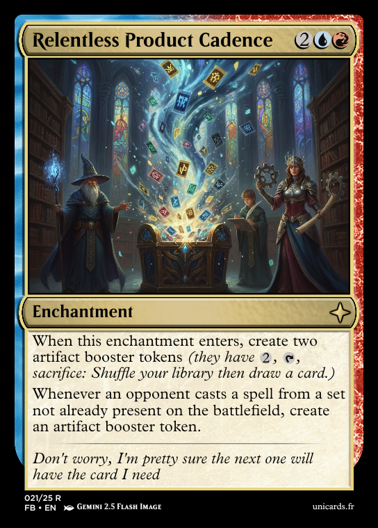 Relentless Product Cadence — card image