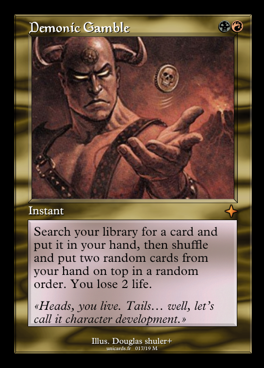 Demonic Gamble — card image