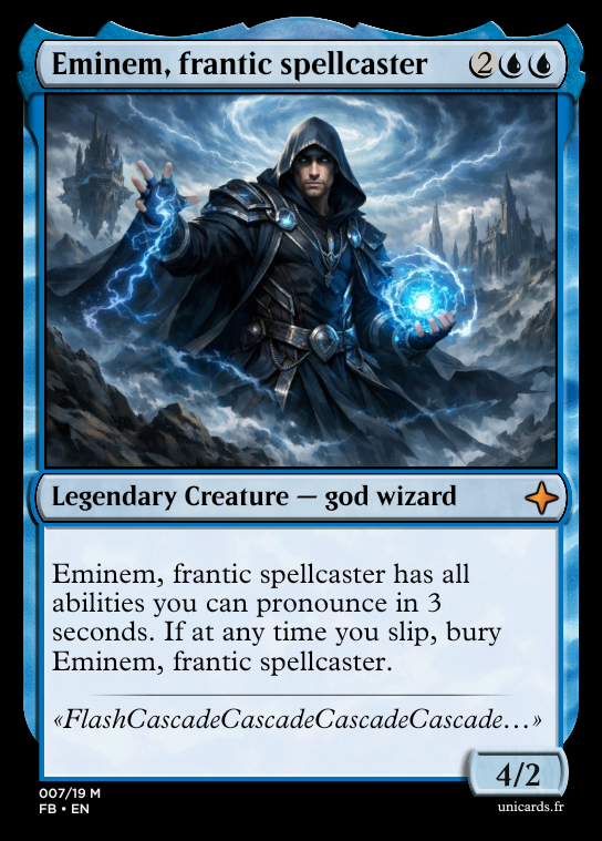 Eminem, frantic spellcaster — card image