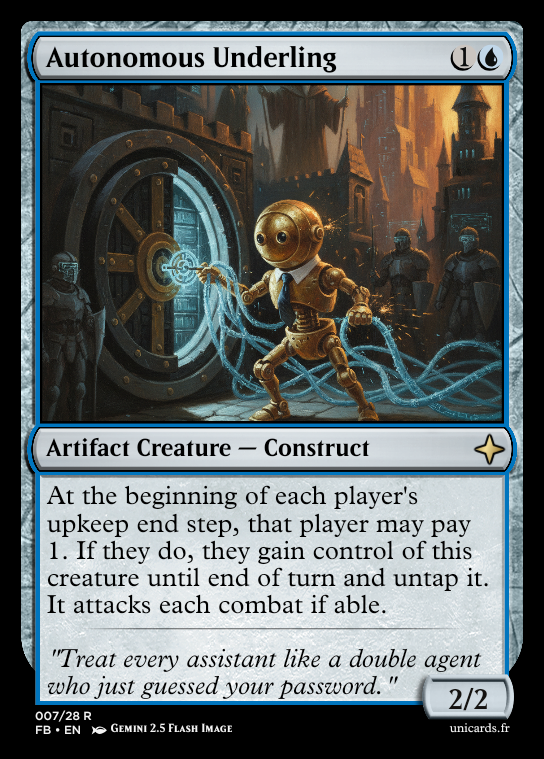 Autonomous Underling — card image